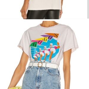 MADEWORN NWT The Go-Go's Vacation Graphic Tee in Off White Size M